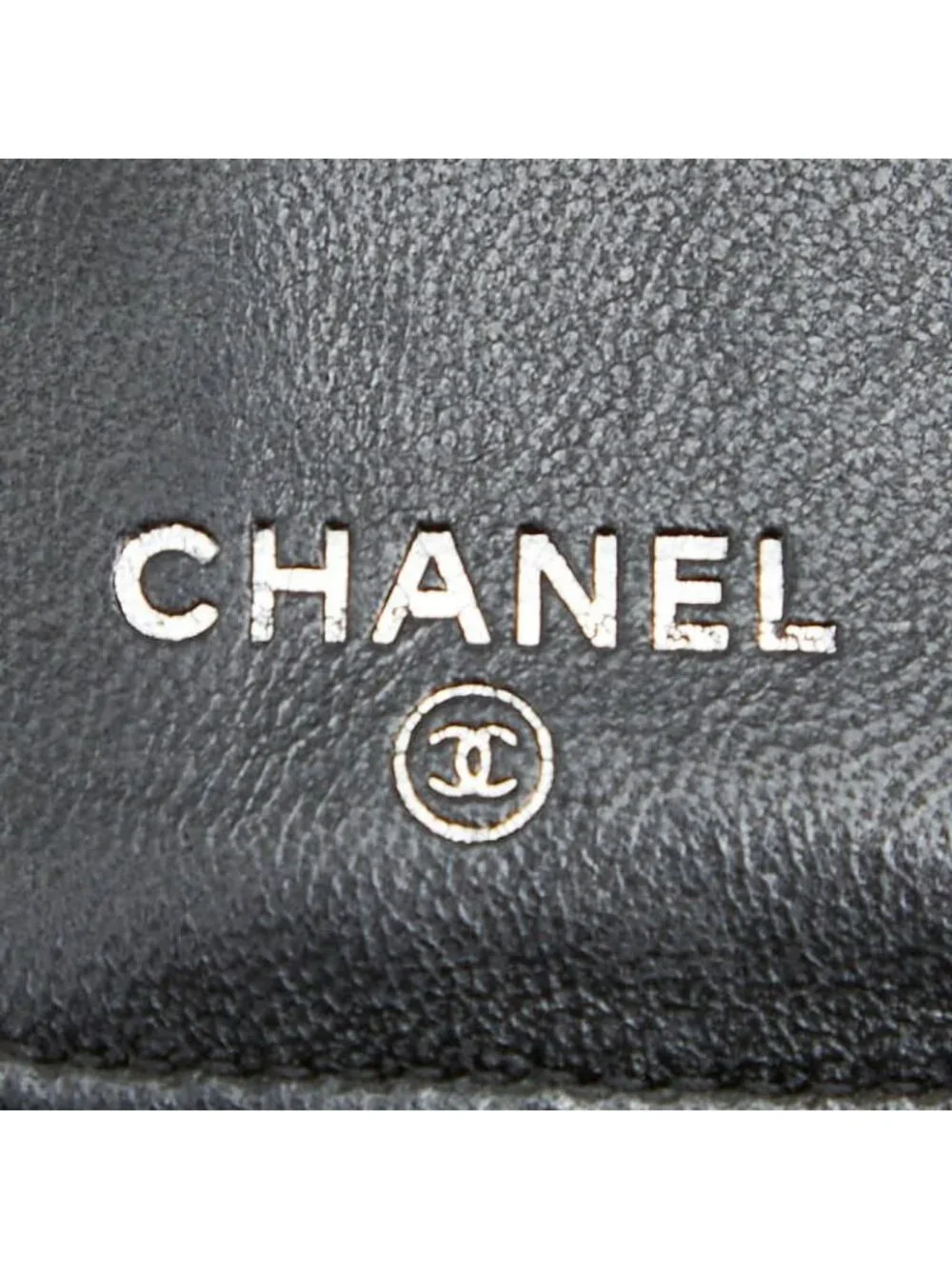 Chanel CC Logo Camellia Wallet Black Lambskin - Picture 9 of 10